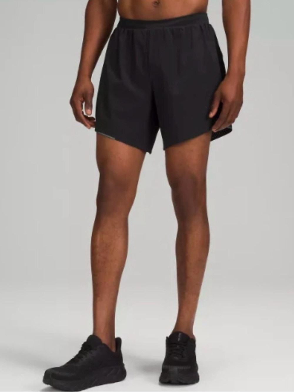 lululemon Men's Fast and Free Lined Short 6" Size L Black (NWOT)